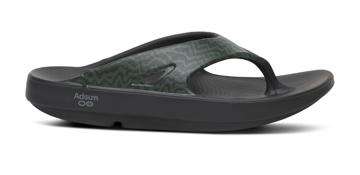 Alternative view of Men'S OOFOS X Adsum OOriginal Limited Sandal - Black