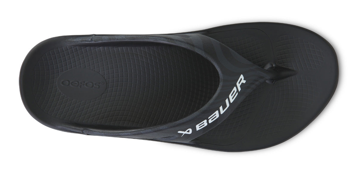 BAUER/OOFOS Women'S OOriginal Sport Sandal – Black Asphalt - Image 6