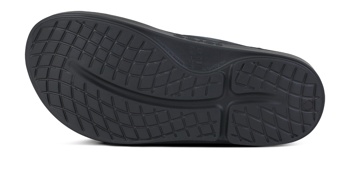 BAUER/OOFOS Men'S OOriginal Sport Sandal – Black Asphalt - Image 7