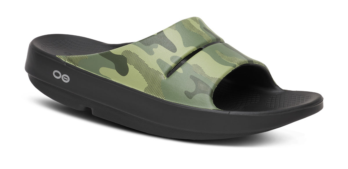 Men'S OOahh Sport Slide Sandal - Green Camo