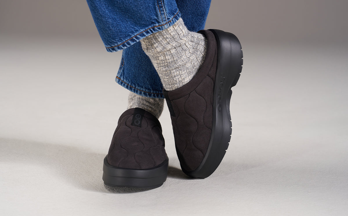 Women'S OOmega Posh Mule - Black - Image 8